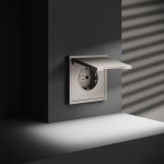 Розетка встраиваемая VOLTUM S70 с заземлением, защитными шторками и крышкой 16А, (кашемир) (VLS040303)