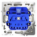 Розетка встраиваемая VOLTUM S70 с заземлением, защитными шторками и крышкой 16А, (шелк) (VLS040304)