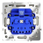 Розетка встраиваемая VOLTUM S70 с заземлением, защитными шторками и крышкой 16А, (сталь) (VLS040305)