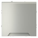 Розетка встраиваемая VOLTUM S70 с заземлением, защитными шторками и крышкой 16А, (сталь) (VLS040305)