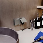 Розетка встраиваемая VOLTUM S70 с заземлением, защитными шторками и крышкой 16А, (сталь) (VLS040305)