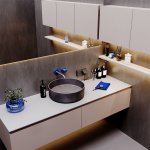 Розетка встраиваемая VOLTUM S70 с заземлением, защитными шторками и крышкой 16А, (титан) (VLS040306)