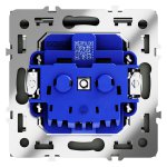 Розетка встраиваемая VOLTUM S70 с заземлением, защитными шторками и крышкой 16А, (графит) (VLS040307)