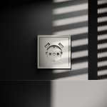 Розетка встраиваемая VOLTUM S70 с заземлением и защитными шторками, 16А, с USB, A+A, (шелк) (VLS040404)