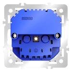 Механизм розетки с заземлением и защитными шторками 16А, с USB A+A, S70