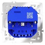 Розетка встраиваемая VOLTUM S70 с заземлением и защитными шторками, 16А, с USB, A+С, (белый матовый) (VLS040502)