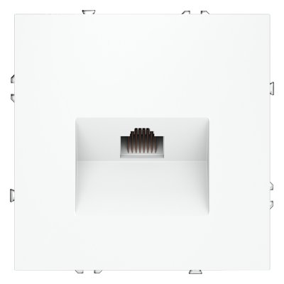 Розетка компьютерная встраиваемая VOLTUM S70 RJ45 кат.6, (белый матовый) (VLS060102) Розетка компьютерная встраиваемая VOLTUM S70 RJ45 кат.6, (белый матовый) (VLS060102)