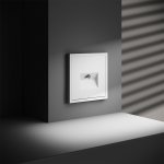 Розетка компьютерная встраиваемая VOLTUM S70 RJ45 кат.6, (белый матовый) (VLS060102)