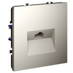 Розетка компьютерная встраиваемая VOLTUM S70 RJ45 кат.6, (кашемир) (VLS060103)