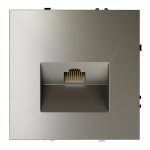 Розетка компьютерная встраиваемая VOLTUM S70 RJ45 кат.6, (шелк) (VLS060104)