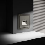 Розетка компьютерная встраиваемая VOLTUM S70 RJ45 кат.6, (шелк) (VLS060104)