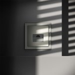 Розетка компьютерная встраиваемая VOLTUM S70 RJ45 кат.6, (сталь) (VLS060105)