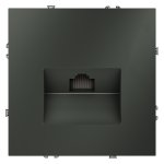 Розетка компьютерная встраиваемая VOLTUM S70 RJ45 кат.6, (титан) (VLS060106)