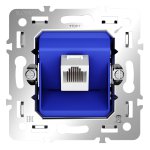 Механизм розетки компьютерной RJ45 кат.6, S70