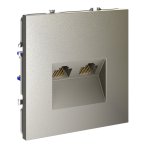 Розетка компьютерная встраиваемая VOLTUM S70 двойная RJ45+RJ45 кат.6, (шелк) (VLS060204)