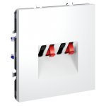 Розетка акустическая встраиваемая VOLTUM S70 4-местная, (белый матовый) (VLS060302)