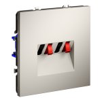 Розетка акустическая встраиваемая VOLTUM S70 4-местная, (кашемир) (VLS060303)