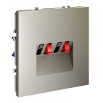 Розетка акустическая встраиваемая VOLTUM S70 4-местная, (шелк) (VLS060304)