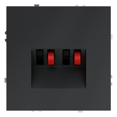 Розетка акустическая встраиваемая VOLTUM S70 4-местная, (графит) (VLS060307) Розетка акустическая встраиваемая VOLTUM S70 4-местная, (графит) (VLS060307)