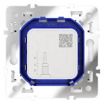 Розетка телевизионная встраиваемая VOLTUM S70 оконечная TV+SAT, (белый глянцевый) (VLS060401)