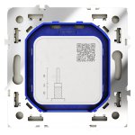 Розетка телевизионная встраиваемая VOLTUM S70 оконечная TV+SAT, (шелк) (VLS060404)