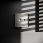 Розетка телевизионная встраиваемая VOLTUM S70 оконечная TV+SAT, (шелк) (VLS060404)