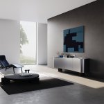 Розетка телевизионная встраиваемая VOLTUM S70 оконечная TV+SAT, (титан) (VLS060406)