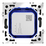 Розетка телевизионная встраиваемая VOLTUM S70 оконечная TV+SAT, (титан) (VLS060406)