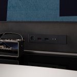 Розетка телевизионная встраиваемая VOLTUM S70 оконечная TV+SAT, (черный матовый) (VLS060408)