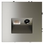 Розетка телевизионная встраиваемая VOLTUM S70 TV+RJ45 кат. 6, (шелк)