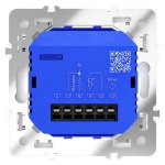 Терморегулятор электронный VOLTUM S70 с индикацией и датчиком, для теплого пола, (белый матовый) (VLS070102)