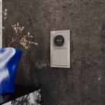 Терморегулятор электронный VOLTUM S70 с индикацией и датчиком, для теплого пола, (кашемир) (VLS070103)