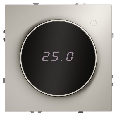 Терморегулятор электронный VOLTUM S70 с индикацией и датчиком, для теплого пола, (кашемир) (VLS070103)