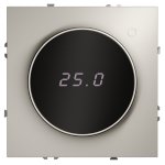 Терморегулятор электронный VOLTUM S70 с индикацией и датчиком, для теплого пола, (кашемир) (VLS070103)