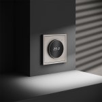 Терморегулятор электронный VOLTUM S70 с индикацией и датчиком, для теплого пола, (кашемир) (VLS070103)