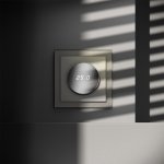 Терморегулятор электронный VOLTUM S70 с индикацией и датчиком, для теплого пола, (шелк) (VLS070104)