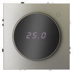 Терморегулятор электронный VOLTUM S70 с индикацией и датчиком, для теплого пола, (шелк) (VLS070104)