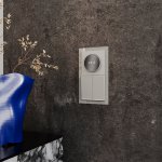 Терморегулятор электронный VOLTUM S70 с индикацией и датчиком, для теплого пола, (сталь) (VLS070105)