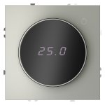 Терморегулятор электронный VOLTUM S70 с индикацией и датчиком, для теплого пола, (сталь) (VLS070105)