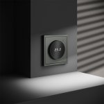 Терморегулятор электронный VOLTUM S70 с индикацией и датчиком, для теплого пола, (титан) (VLS070106)