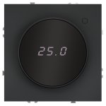 Терморегулятор электронный VOLTUM S70 с индикацией и датчиком, для теплого пола, (графит) (VLS070107)