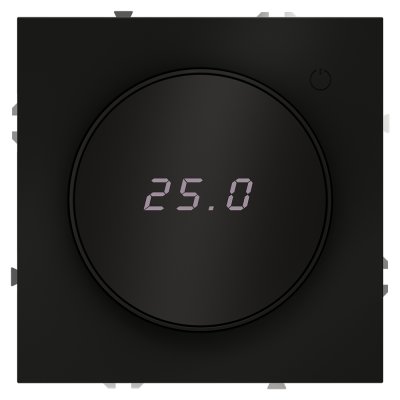 Терморегулятор электронный VOLTUM S70 с индикацией и датчиком, для теплого пола, (черный матовый) (VLS070108) Терморегулятор электронный VOLTUM S70 с индикацией и датчиком, для теплого пола, (черный матовый) (VLS070108)