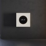 Терморегулятор электронный VOLTUM S70 с индикацией и датчиком, для теплого пола, (хлопок)