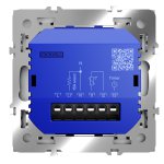 Терморегулятор электронный VOLTUM S70 с индикацией и датчиком, для теплого пола, (серый)