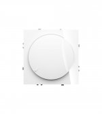 Светорегулятор встраиваемый VOLTUM S70 поворотно-нажимной 600 Вт, (белый глянцевый) (VLS070301)