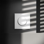 Светорегулятор встраиваемый VOLTUM S70 поворотно-нажимной 600 Вт, (белый матовый) (VLS070302)