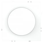 Светорегулятор встраиваемый VOLTUM S70 поворотно-нажимной 600 Вт, (белый матовый) (VLS070302)