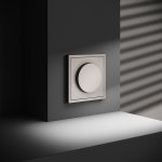 Светорегулятор встраиваемый VOLTUM S70 поворотно-нажимной 600 Вт, (кашемир) (VLS070303)