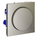 Светорегулятор встраиваемый VOLTUM S70 поворотно-нажимной 600 Вт, (шелк) (VLS070304)