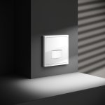 Датчик движения встраиваемый VOLTUM S70, (белый глянцевый) (VLS070501)